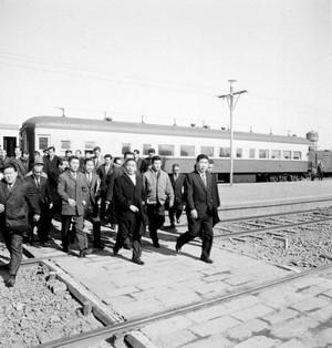 박정희 전 대통령 강원도청 시찰 사진 이미지