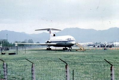 춘천 미군기지 불시착 여객기 사진 이미지