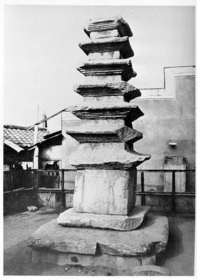 춘천 칠층석탑 사진 이미지