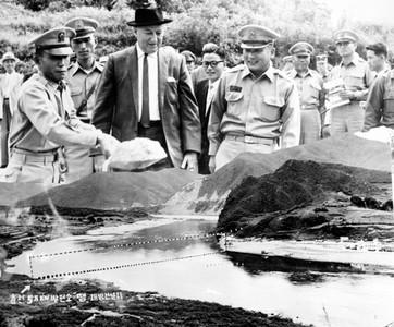 춘천수력발전소 기공식 사진 이미지