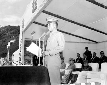 춘천수력발전소 기공식 사진 이미지