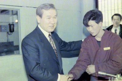노태우 전 대통령 춘천직업훈련원 시찰 사진 이미지