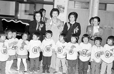 이순자 여사 춘천 쌍용어린이집 방문 사진 이미지