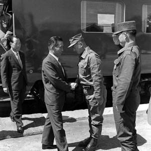 박정희 전 대통령 소양강댐 공사 시찰 사진 이미지