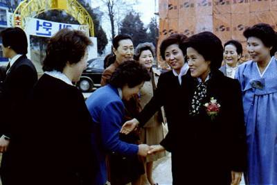 이순자 여사 춘천 쌍용어린이집 방문 사진 이미지