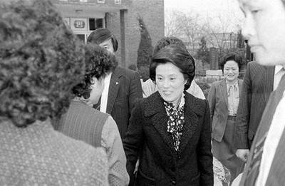 이순자 여사 춘천 쌍용어린이집 방문 사진 이미지