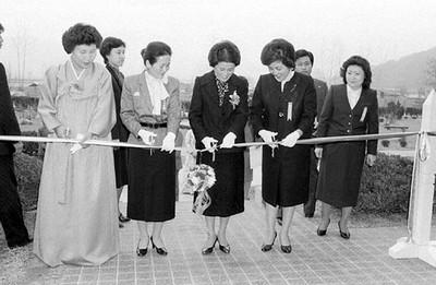 이순자 여사 춘천 쌍용어린이집 방문 사진 이미지