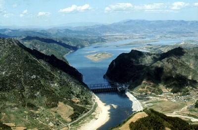 의암댐 전경 이미지