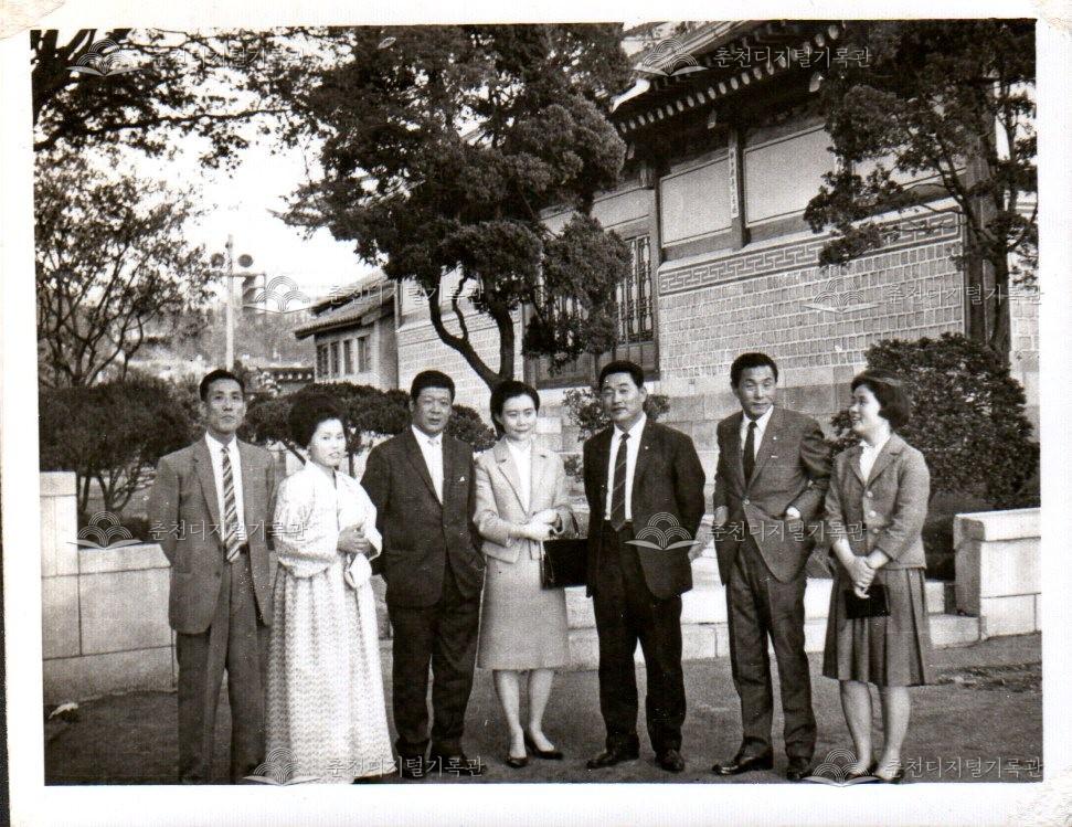 공보부 장관 초청 사진 이미지