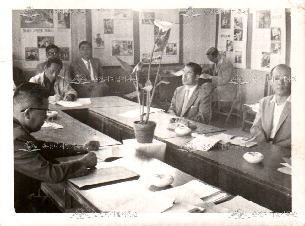 도내 문화원장 회의 사진 이미지