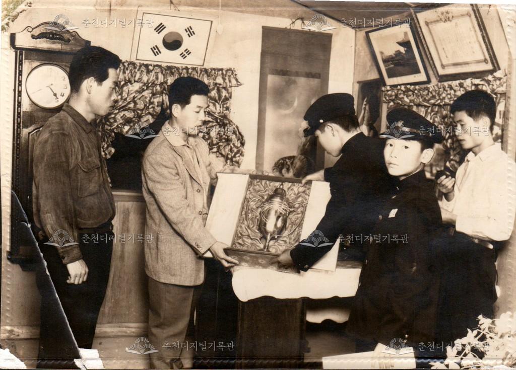 학생퀴즈열차 시상 사진 이미지