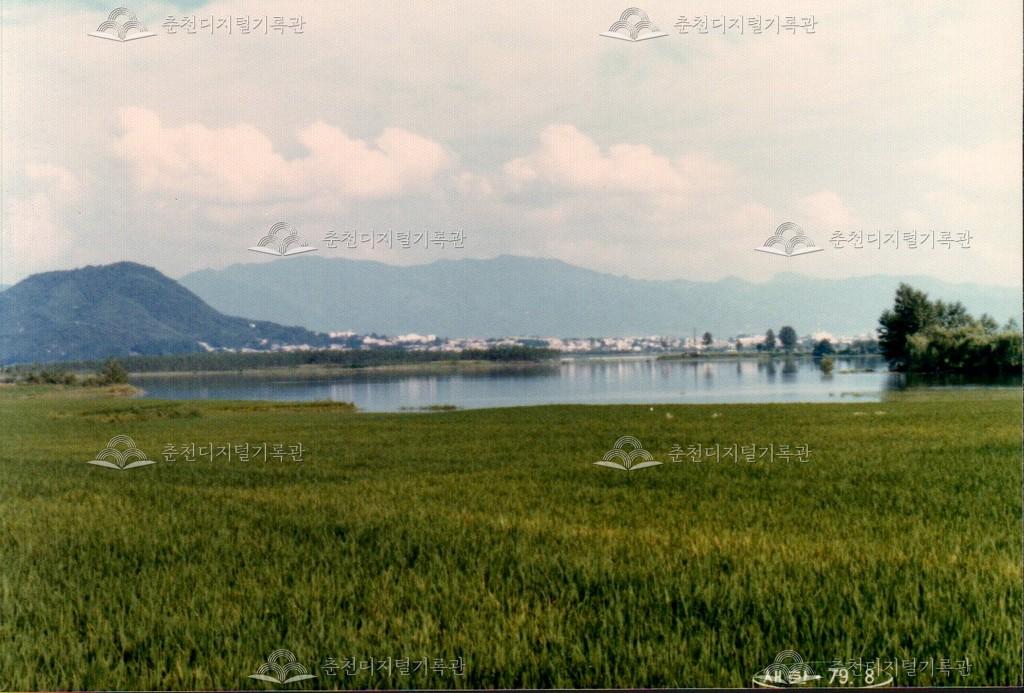 서면에서 바라본 춘천 전경 이미지