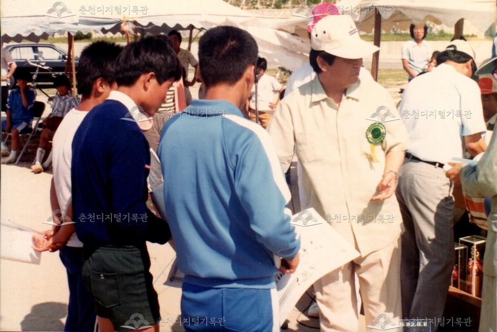 강원도문화원장기쟁탈학도씨름대회 사진 이미지