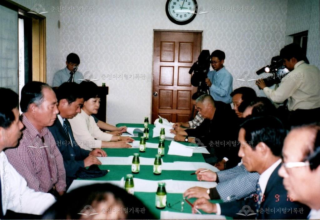 제25회 소양강문화제 관련 회의 사진 이미지