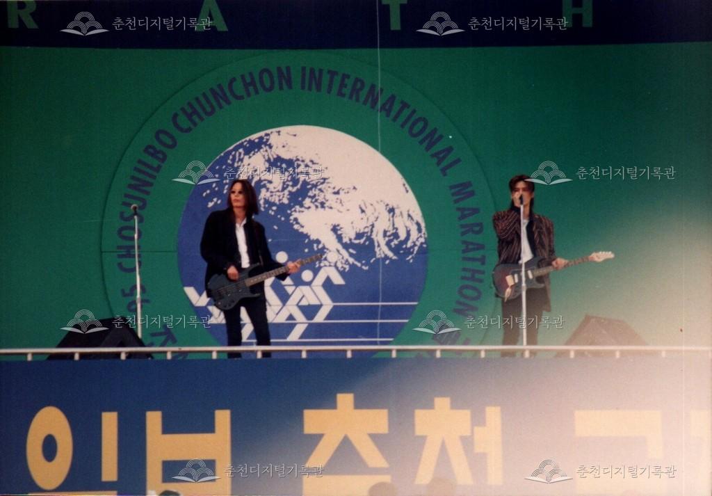 조선일보 춘천국제마라톤 축하공연 사진 이미지