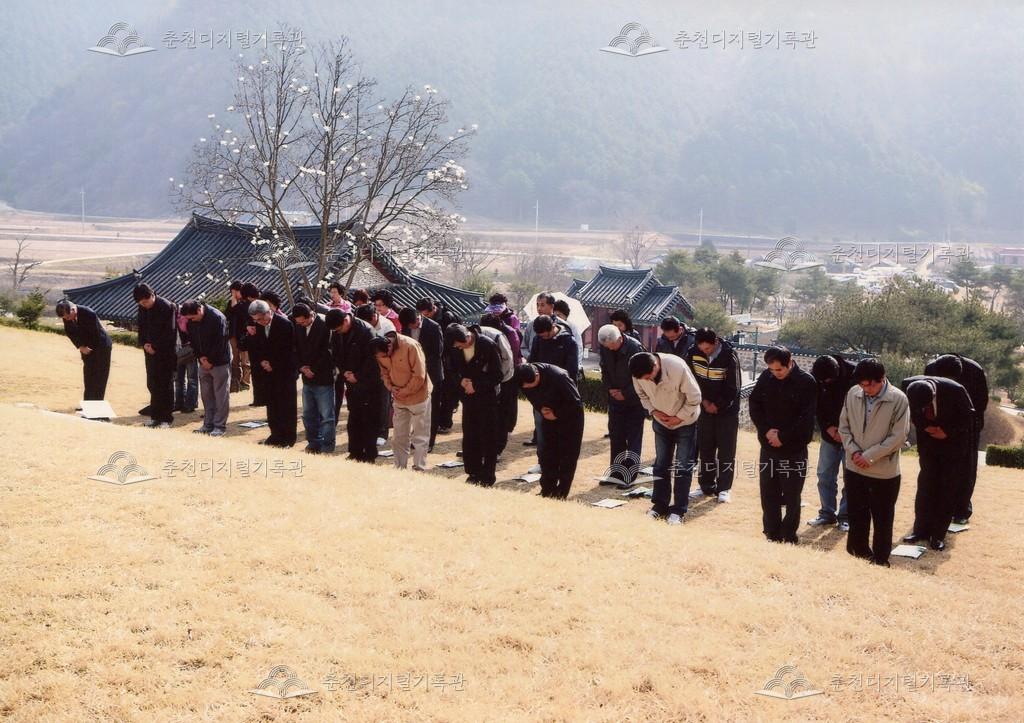 의암 류인석 선생 묘역 사진 이미지