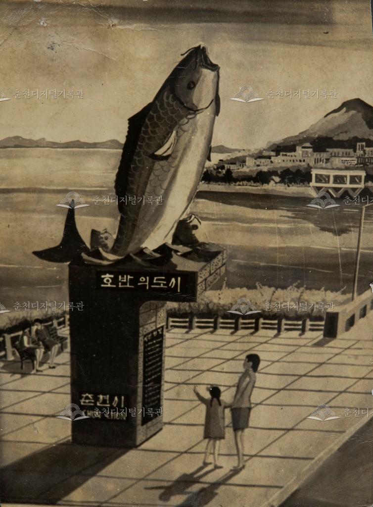 잉어상 건축 예상도 사진 이미지