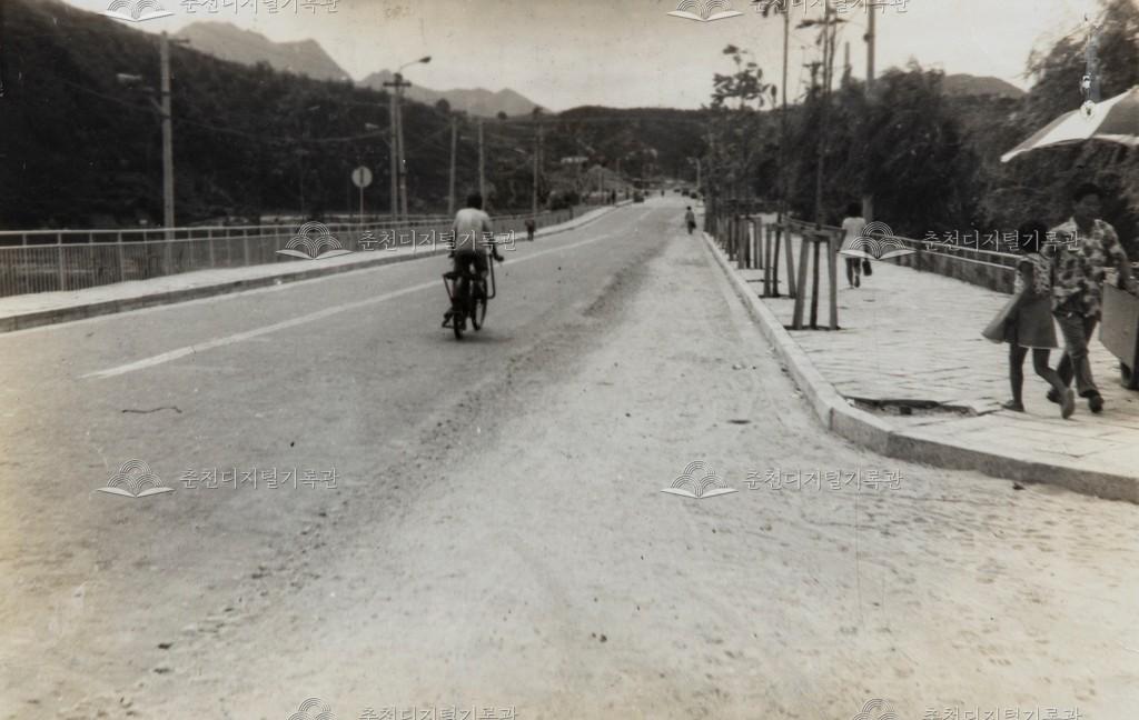 삼천동 도로 풍경 이미지