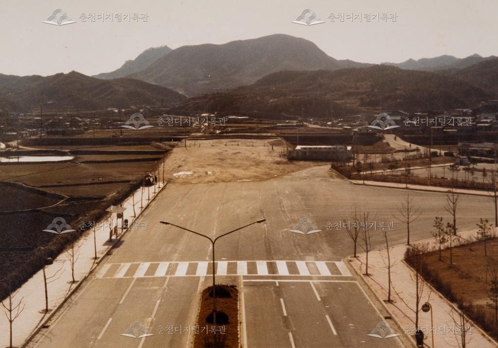 온의동 경춘국도 공사 현장 이미지