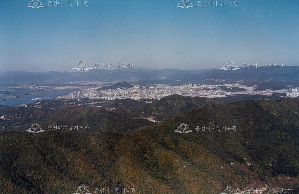 춘천시가지 전경 이미지