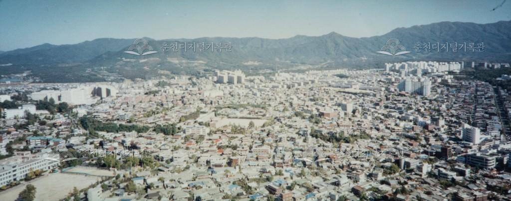 춘천시가지 전경 이미지