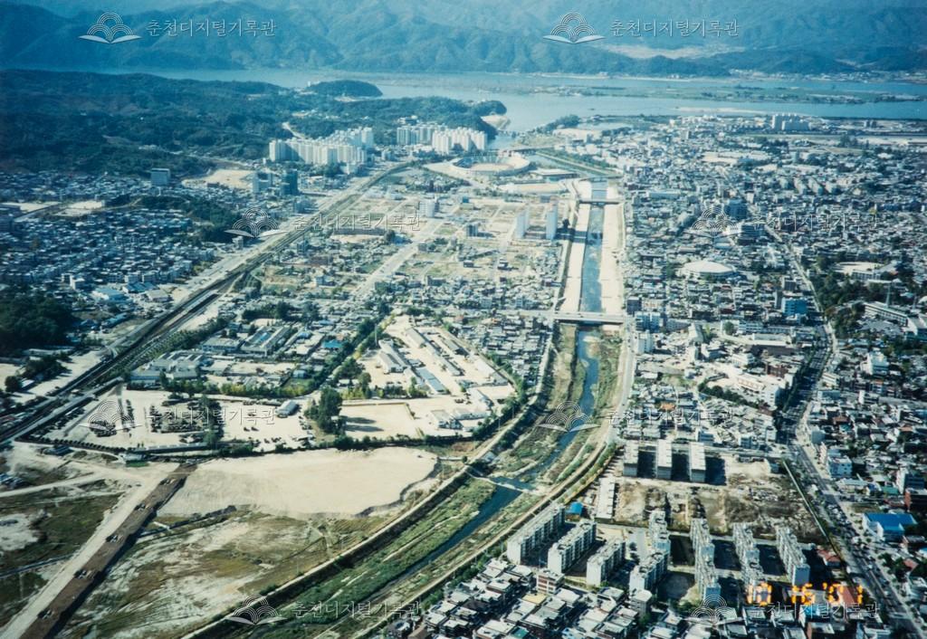 춘천시가지 전경 이미지