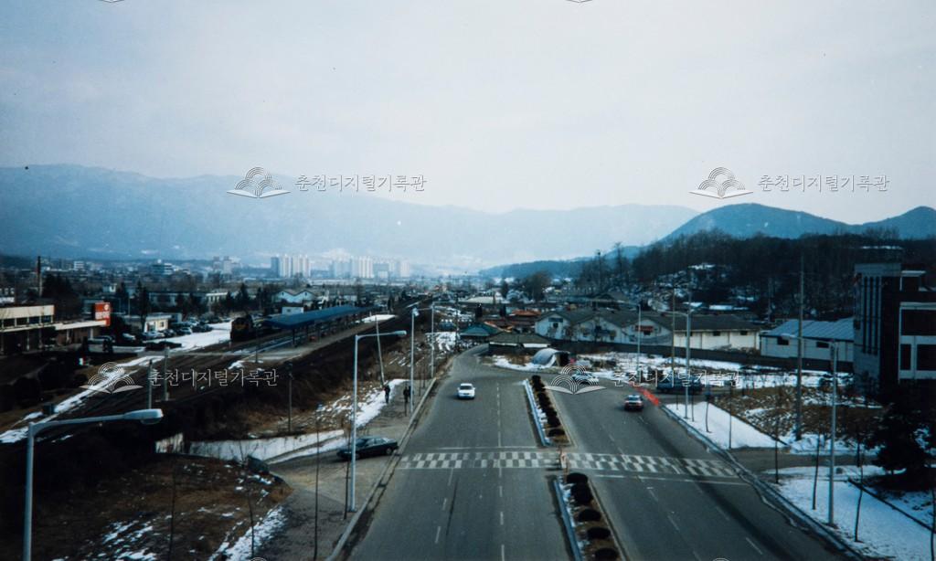 퇴계동 영서로 개통 이전 모습 이미지