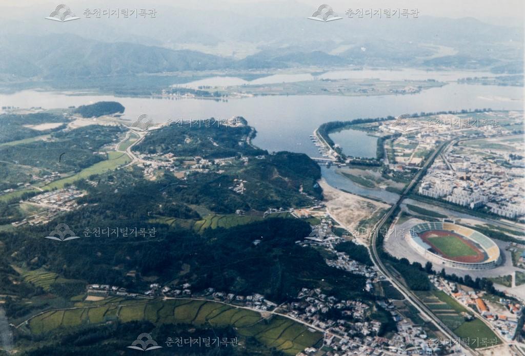 강남동 일대 항공사진 이미지