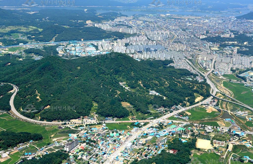 춘천시가지 전경 이미지