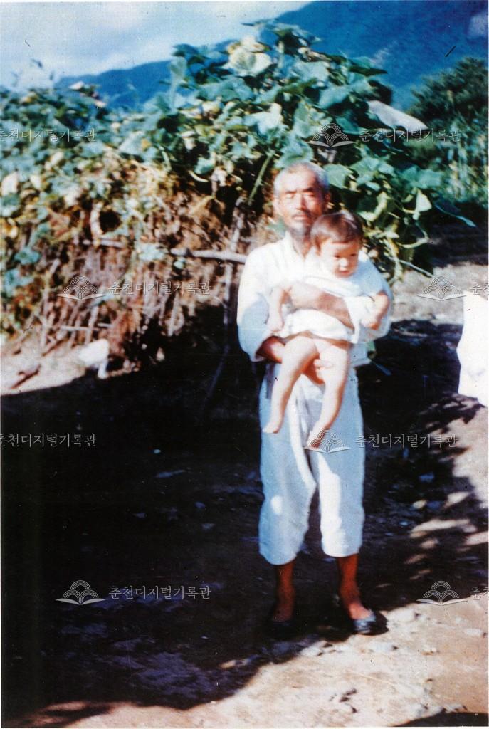 할아버지와 손자 이미지