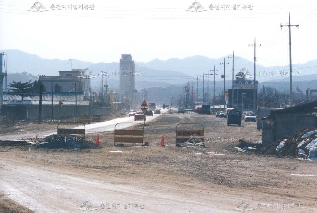 근화동 호반순환로 확장공사 이미지