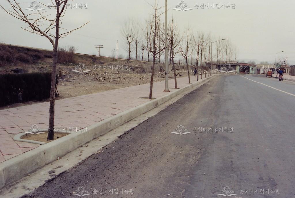 근화동 경춘선 철길 이미지