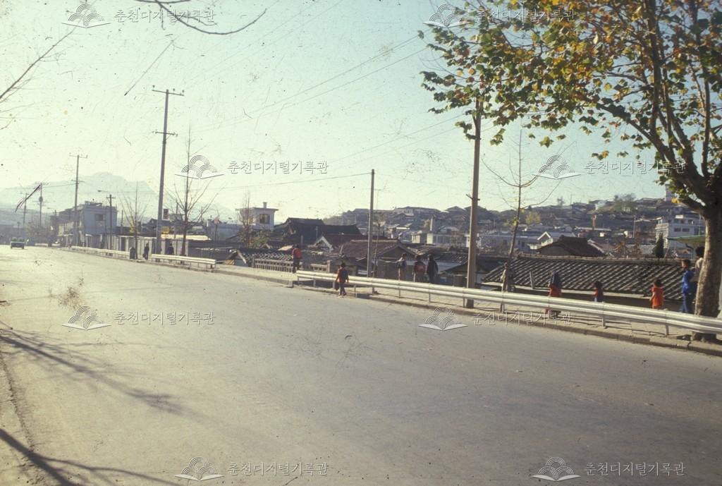 운교사거리에서 남부사거리 방향 도로 이미지