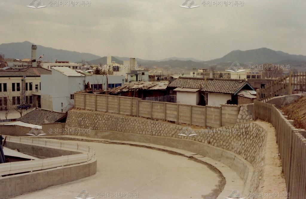 옥천동 골목 풍경 이미지