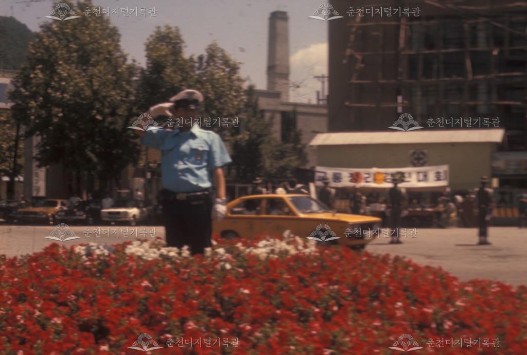 중앙로터리 교통 정리 경진대회 이미지