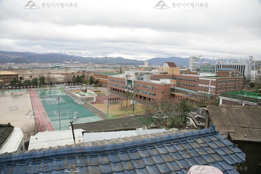 춘천고등학교 전경 이미지