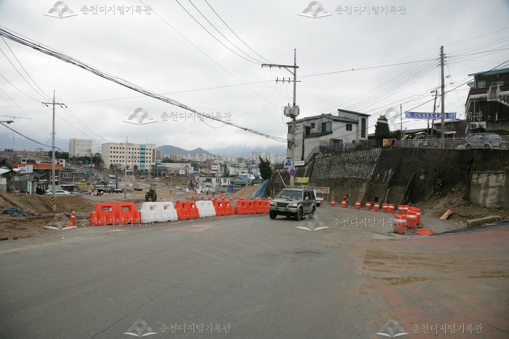 약사리고개 도로확장 이미지