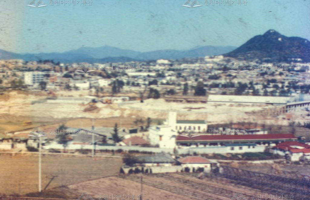 온의동 춘천종합운동장 공사현장 이미지