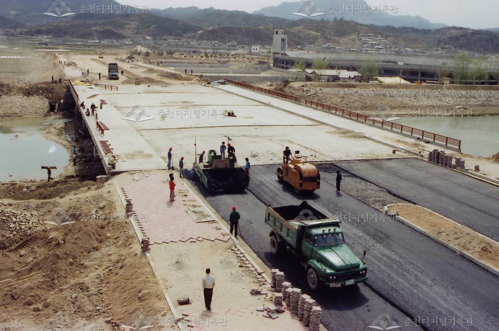 공지교 교량 신축 공사 현장 이미지