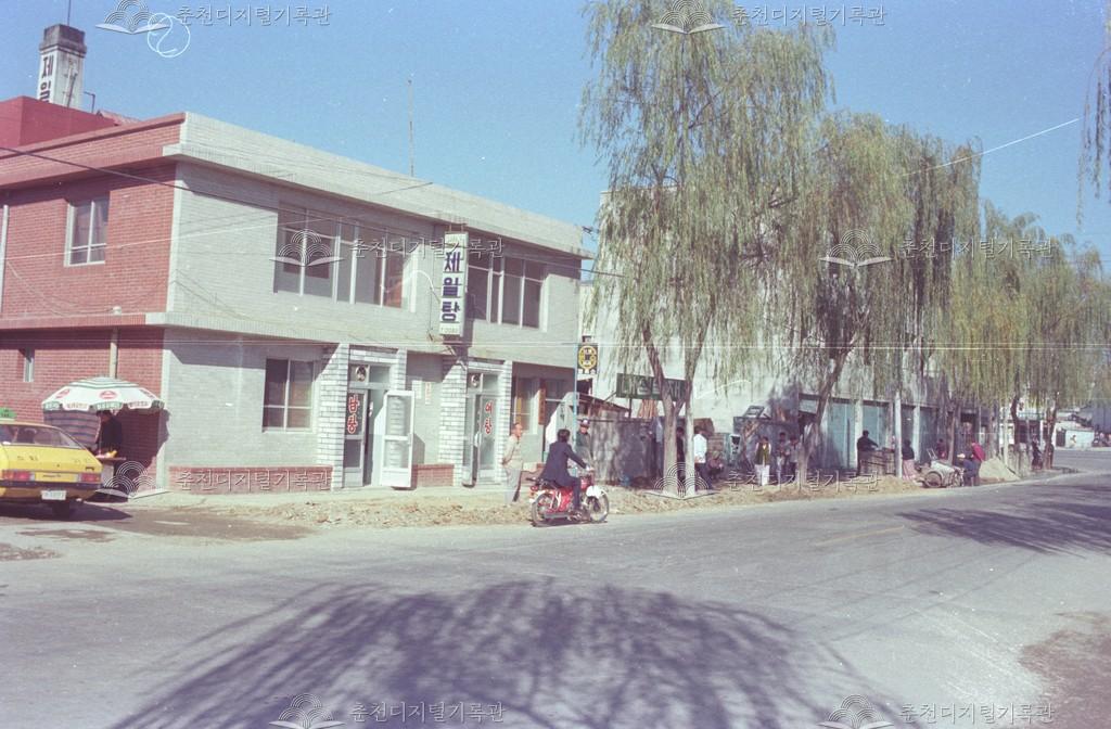 운교사거리에서 팔호광장 방향 이미지