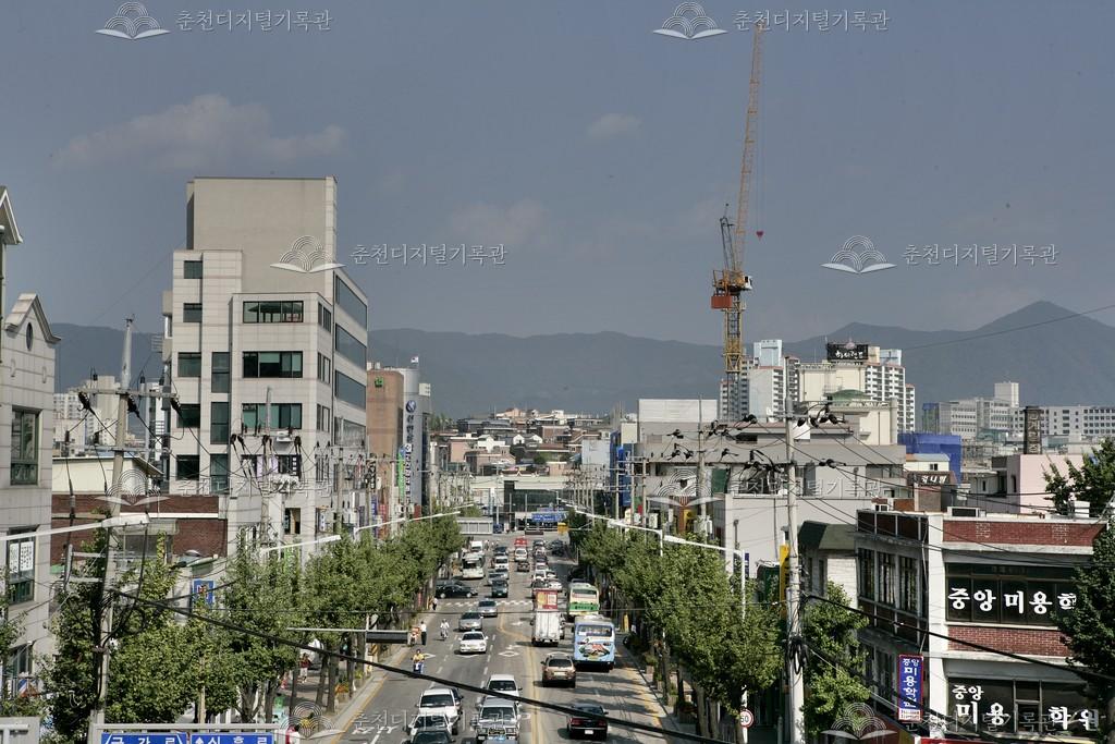 운교사거리에서 팔호광장 방향 이미지