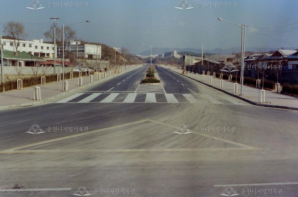 강원대학교 정문 진입도로 이미지