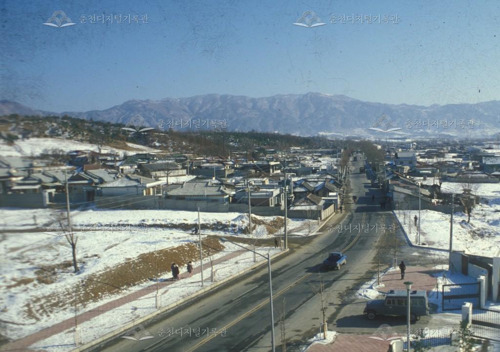 강대삼거리에서 석사동 방향 모습 이미지