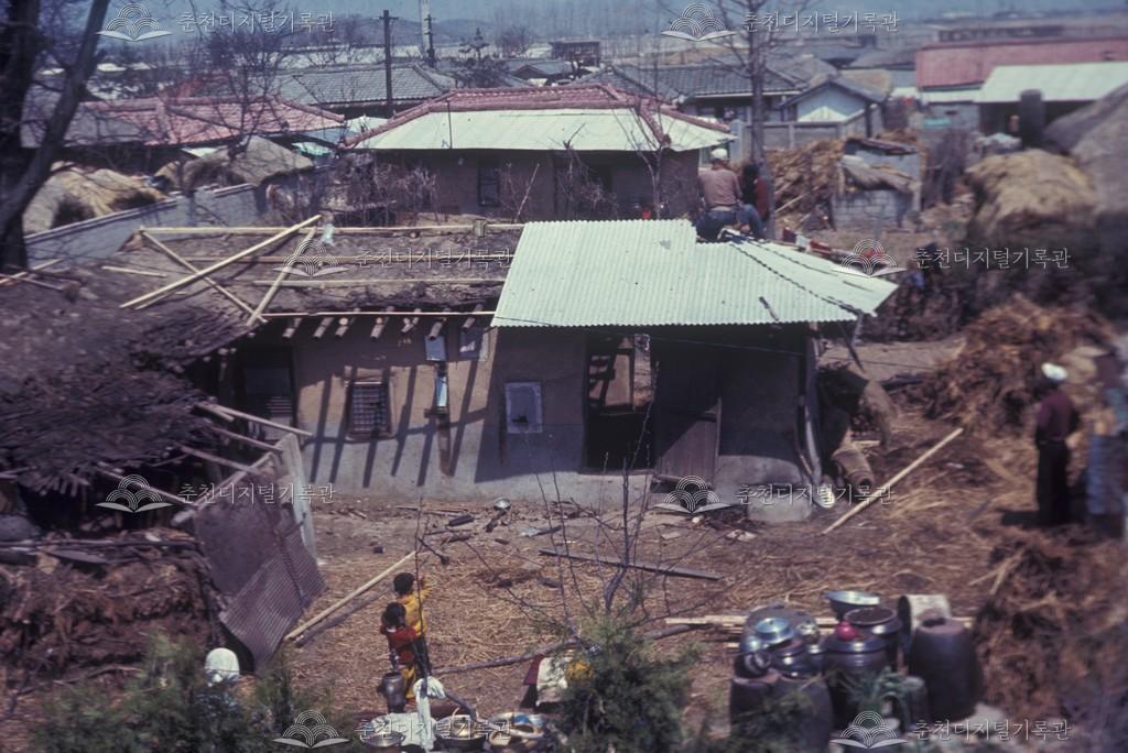 새마을운동 슬레이트 지붕개량 사업 이미지