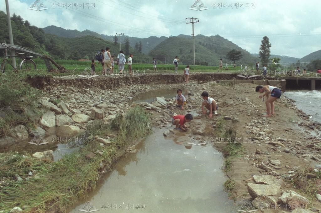 남면 발산리 수해피해 현장 이미지