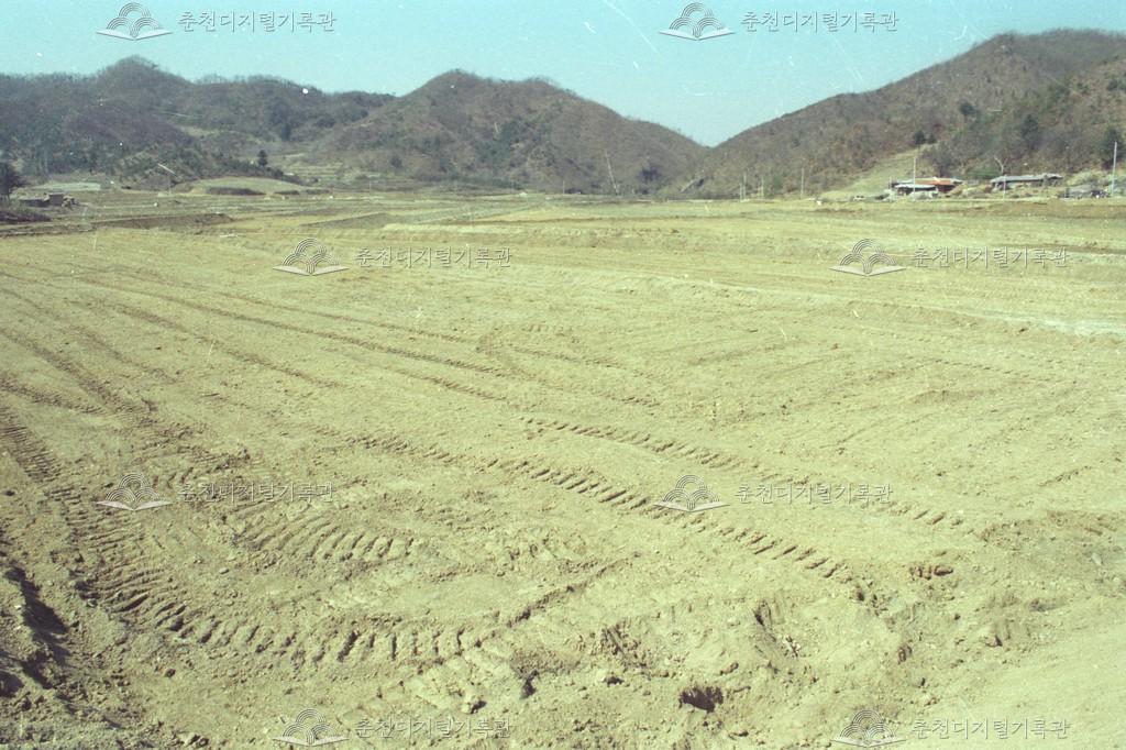 남면 추곡리 경지정리작업 이미지