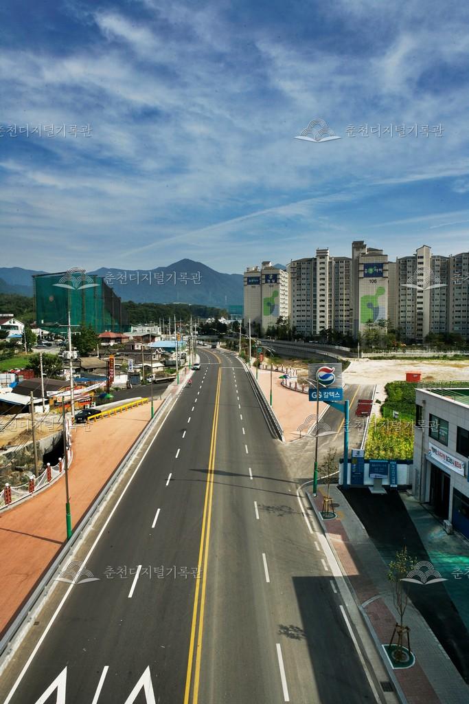 동면 만천리 만천로 확장공사 이미지