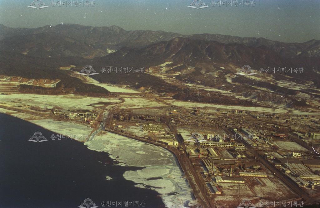 후평공단 항공사진 전경 이미지