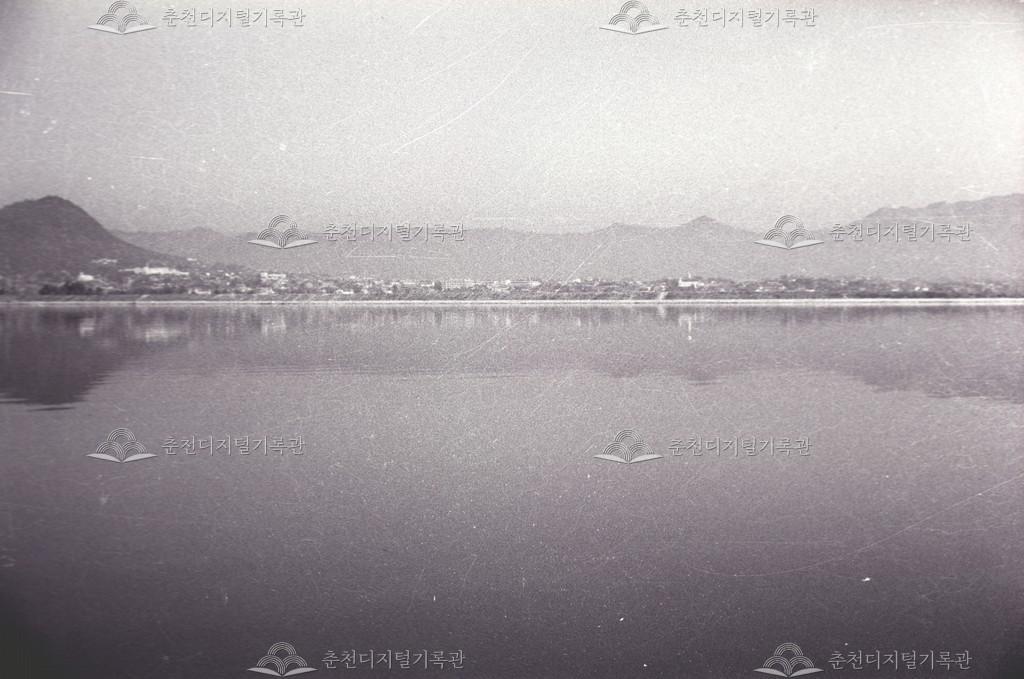 서면에서 바라본 춘천시가지 이미지