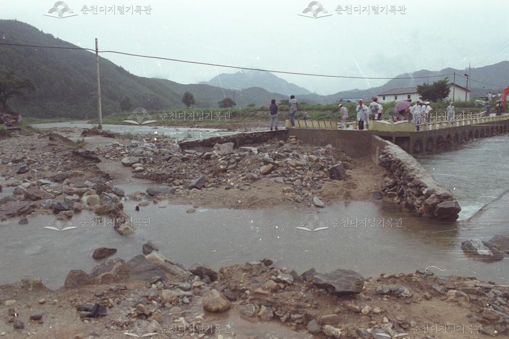 신동면 증리 수해복구 이미지